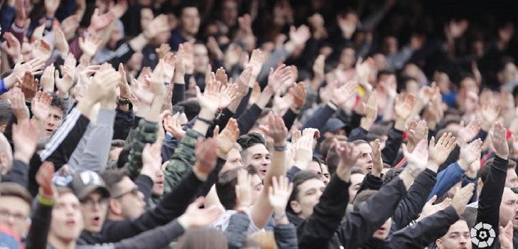 LaLiga cierra febrero con un crecimiento del 6,6% en las gradas y 9,8 millones de fans
